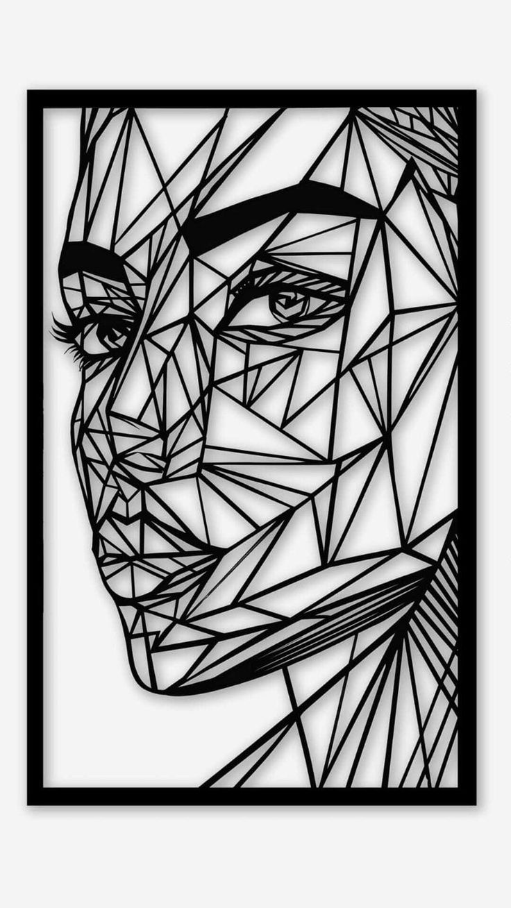 FAYEZ DECPRAZIONE MODERNA LINE ART . QUADRO MODERNO DA PARETE