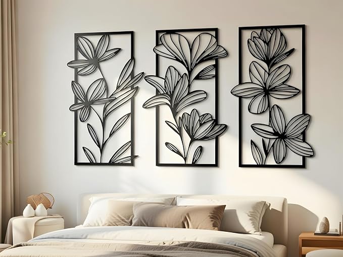 FAYEZ DECORAZIONE FIORI , QUADRO MODERNO DA INTERNI , DECORAZIONE BOHO