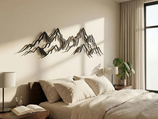 FAYEZ , DECORAZIONE DA PARETE MONTAGNA , QUADRO MODERNO INTERNI