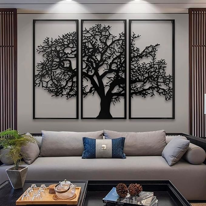 DECORAZIONE DA MURO ALBERO , DECORAZIONE MODERNA PER SALOTTO E CAMERA