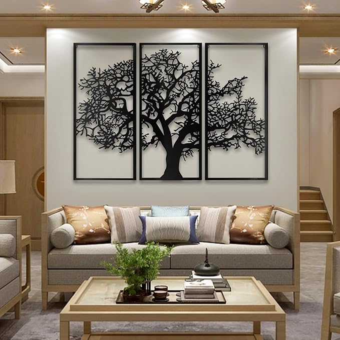 DECORAZIONE DA MURO ALBERO , DECORAZIONE MODERNA PER SALOTTO E CAMERA
