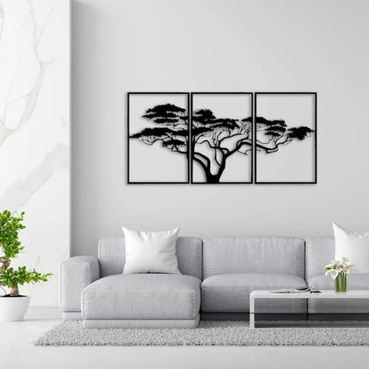 QUADRO DA PARETE LEGNO ALBERO DELLA VITA