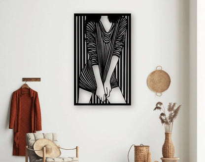 DECORAZIONE DA PARETE LEI . QUADRO MODERNO, DECORZIONE INTERNI.