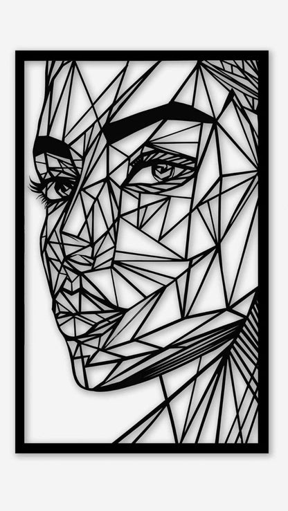 FAYEZ DECPRAZIONE MODERNA LINE ART . QUADRO MODERNO DA PARETE