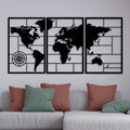Quadro Parete Mappa Mondo , Decorazione Interna , Decorazione Moderna