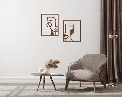 Quadro Parete Lui E Lei , Decorazione Moderna Alla Tua Casa , Decorazione