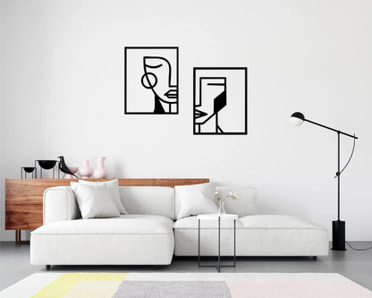 Quadro Parete Lui E Lei , Decorazione Moderna Alla Tua Casa , Decorazione