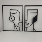 Quadro Parete Lui E Lei , Decorazione Moderna Alla Tua Casa , Decorazione