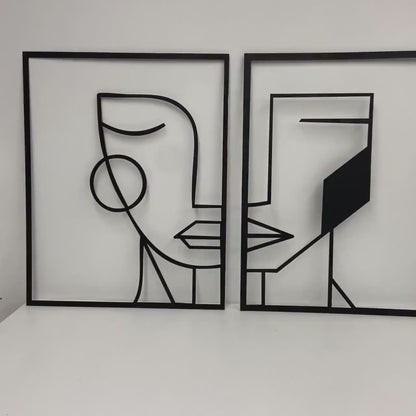 Quadro Parete Lui E Lei , Decorazione Moderna Alla Tua Casa , Decorazione
